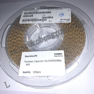 TAJC107K010RNJ Tantalum Capacitor C Case 100uF 10V