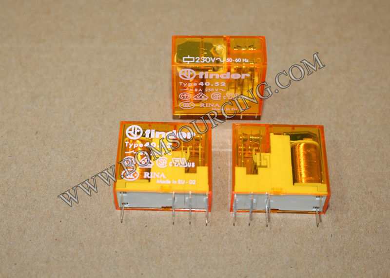 40.52 Finder Power Relay 8A With 95.95.3SPA Socket 50~60Hz Frequency