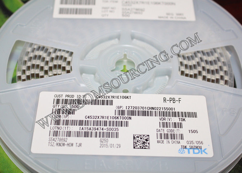 MLCC Multilayer Ceramic Chip Capacitors 4532/1812 Size C4532X7R1E106KT000N