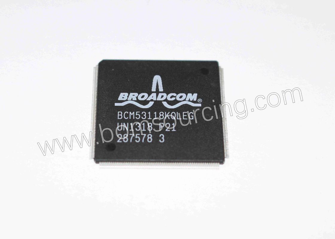 BCM53118KQLEG Ethernet Switch IEEE 802.3, 10/100 Base-FX/T/TX PHY SPI Interface