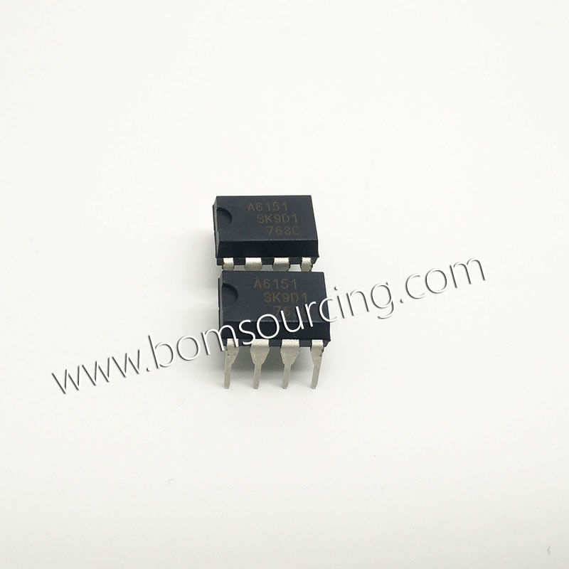 PWM Regulator 8 Pin IC Chip , DIP8 Converter Offline Flyback Topology STR-A6151 A6151