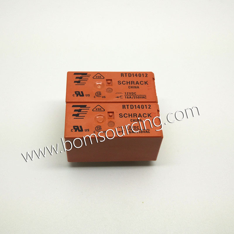 12VDC Coil Through Hole Digital Integrated Circuits RTD14012 General Purpose Relay SPDT