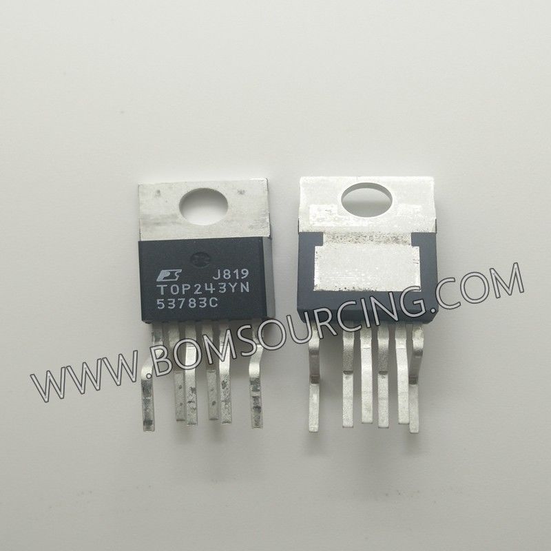 66-132kHz Integrated Circuit IC Chip , TOP243YN Converter Offline Flyback Topology TO-220-7C