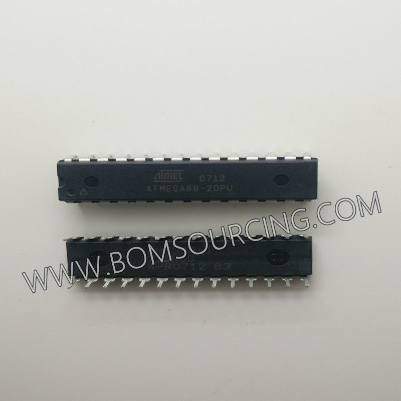 ATMEGA88-20PU ATMEGA88 Integrated Circuit IC Chip , ATmega Microcontroller IC 8 Bit 20MHz